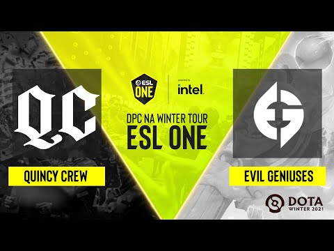 Dota2 - Quincy Crew vs. Evil Geniuses - Game 2 - DPC NA Winter Tour - ESL One