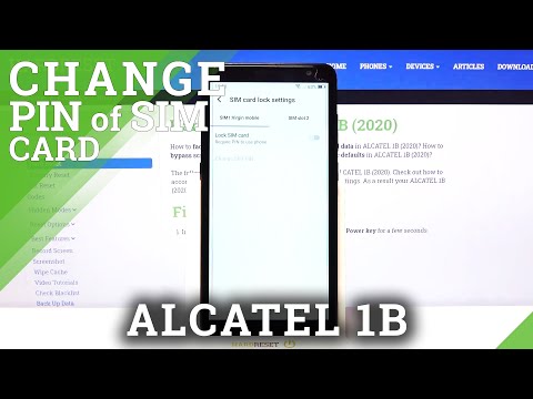 How to Set PIN for SIM Card in ALCATEL 1B 2020 – Protect SIM Card