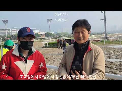 조교장에서 마방으로 /무릅뼈의 진실/이런주로 싢어요/