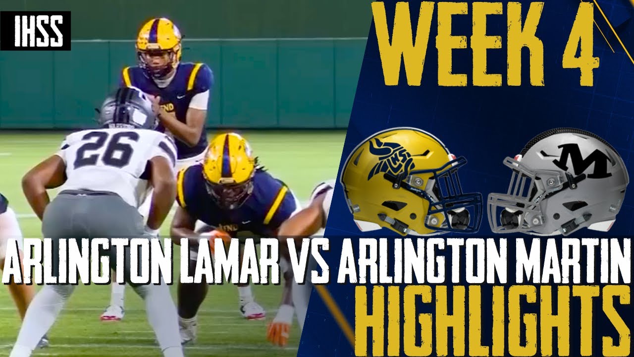 Lamar Dominates 8-6A Opener Against Martin, Wins 40-21