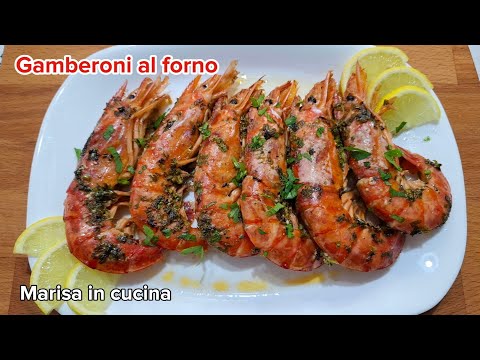 GAMBERONI AL FORNO:LA RICETTA PERFETTA PER IL CENONE DELLA VIGILIA