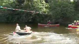 preview picture of video 'Grassington Raft Regatta'