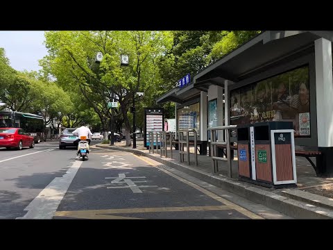 S3Ep256 Andar de bicicleta na Suzhou Middle Street, Peach Blossom Street, província de Jiangsu