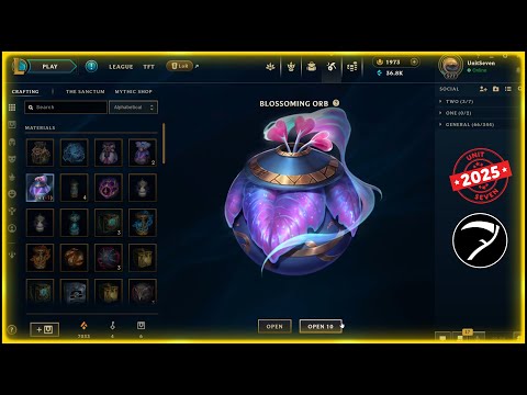 50x Blossoming Orbs (Mega Orb Bundle) opening - League Of Legends
