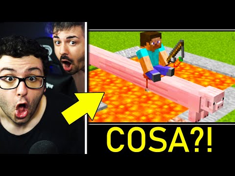 MARCY REACTS to the 99 MOMENTS MINECRAFT WAS CURSED!!