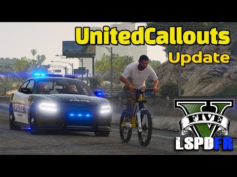 Guy goes flying off bicycle on highway - LSPDFR