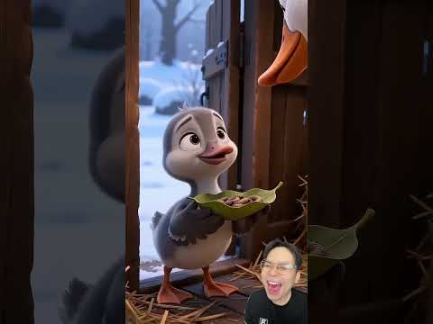 Vịt con có màu đen nên bị phân biệt