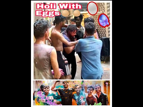 😱 Holi Fight Videos At South Delhi ka Spacial Factivale Holi 💥 With Eggs🥚🥚 And Vehicle Oli  Spray