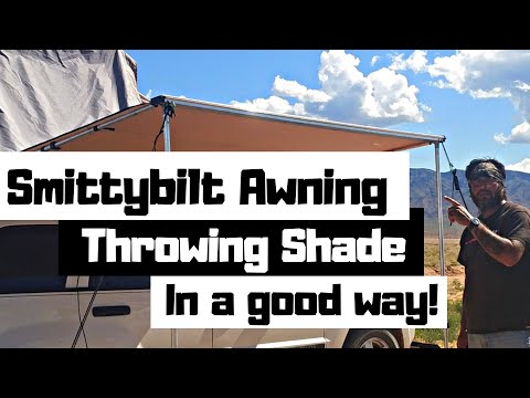 Smittybilt Awning, Throwing shade in a good way!