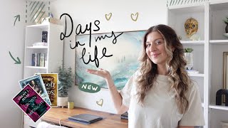 DAYS IN MY LIFE 💛 synchro, new art, errands + book reviews