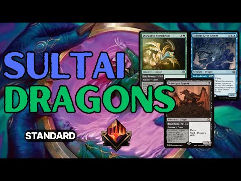 Dragons Take Flight in Mythic 🟢🔵⚫️ | Standard Bo3 | MTG Arena Ranked