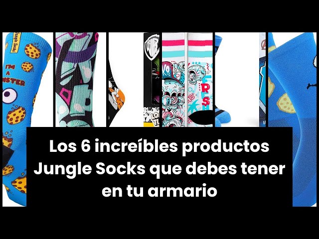 Vídeo relacionado con Jungle Socks, Pack de 3 Calcetines Deportivos Divertidos para Crossfit, Gimansio, Ciclismo, Running, Pádel, Halterofilia, Trekking. Cómodos, Resistentes y Sin Costuras. Diseñado en Europa.