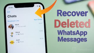 How to Recover Deleted WhatsApp Messages on iPhone