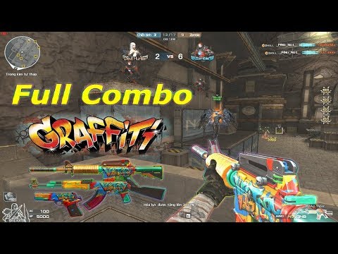 Crossfire 2.0 : M4A1 Graffiti Full Combo - Hero Mode X - Rua Ngao Zombie V4