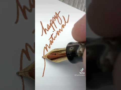 Happy National #handwriting day! #fountainpen