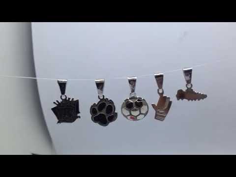 Dijes para pulsera plata Ley .950