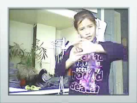 ani is is dancing to the song baby from justin bieber