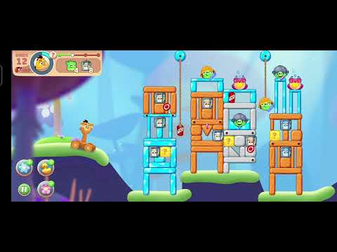 @AngryBirds Angrybird Journey land 9 Toadstool Towers Cross Level 2251 To 2255 V#599