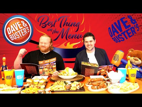 Eating Dave and Buster's Entire Menu! - 'SEASON FINALE'