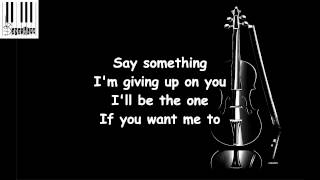 Say something (Lyrics) / Pentatonix - Say Something (Lyrics)