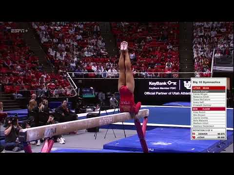 Amelie Morgan 9.925 Beam Utah vs Denver 2-21-25