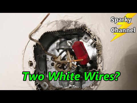 Two White Wires in a Light Box, Which One is Hot?