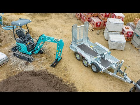Digger Plant - Heavy-Duty Plant Trailer for Mini-Diggers, Access Platforms and Machinery