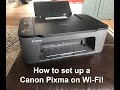 How To Setup A CANON Pixma TS3400 Series Printer Using Wi Fi