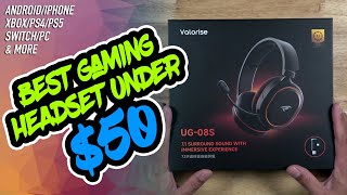 Valorise UG 08S 7.1 Surround Sound Gaming Headset Unboxing Review