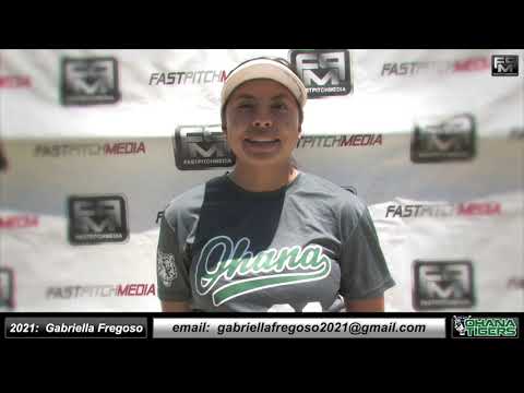 2021 Gabriella Fregoso Speedy Slapper and Outfield Softball Skills Video - Ohana Tigers