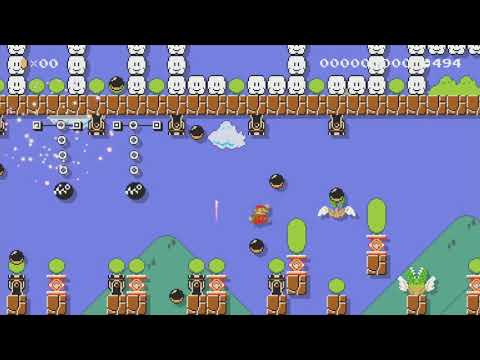 ♡A-RI-GA-TO-U♡ keep run by ARALE - Super Mario Maker - No Commentary 1bs