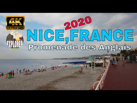 Nice France Walking Tour - Promenade des Anglais 2023 【4K】