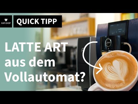Quick-Tipp: Latte Art mit dem Kaffeevollautomaten