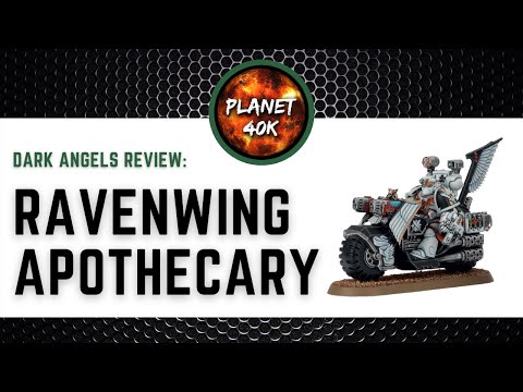 Ravenwing Apothecary CHEESE - Dark Angels - Space Marine Review / Tactics  - Warhammer 40k