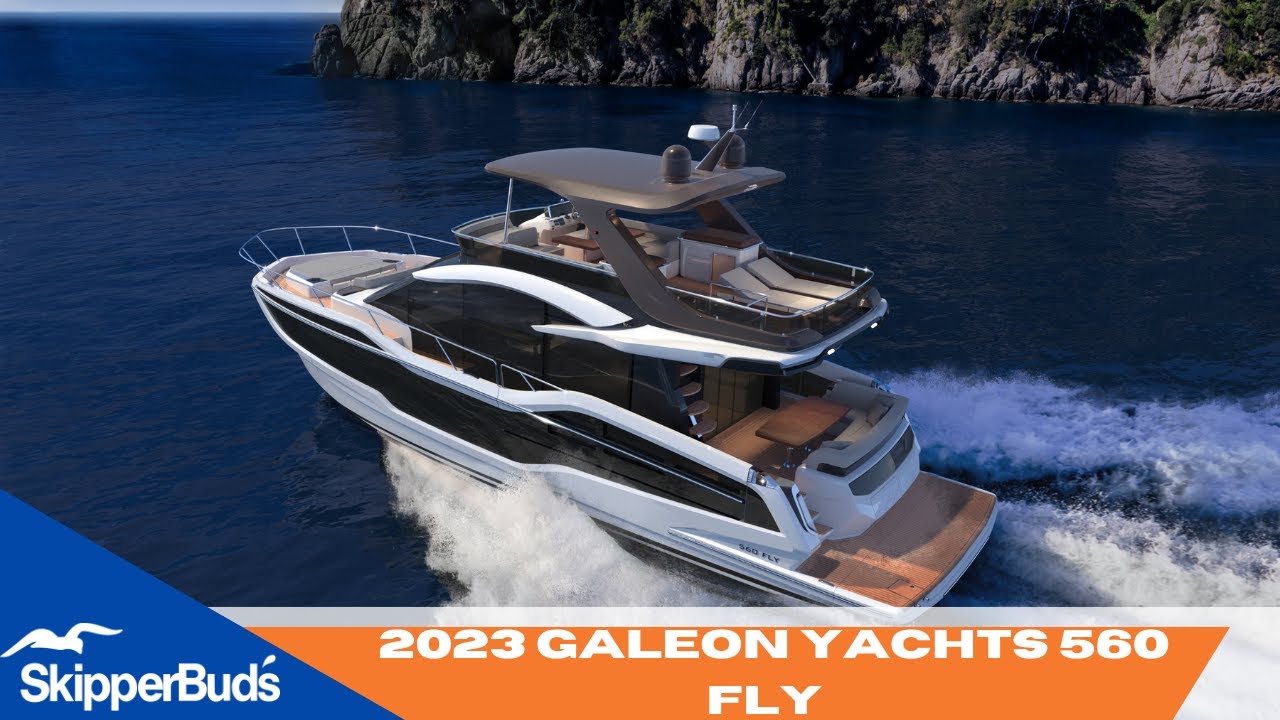 Galeon Yachts 560 Fly Yacht Tour & Full Walkthrough