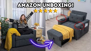 Amazon Unboxing! 3-in-1-Schlafsofa – stellt fest, dass Sie nicht wussten, dass Sie es brauchen!