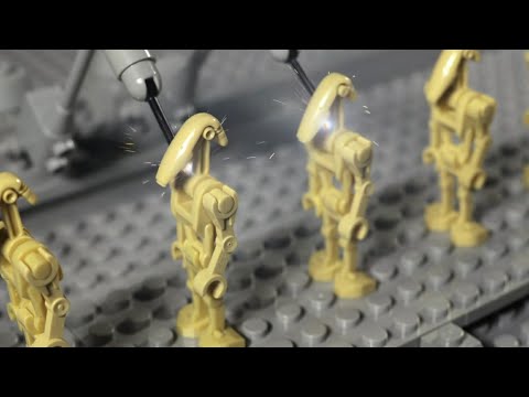 How Droids Are Made - Droid Factory  (Stop Motion Animation) - Ultra HD #LEGOSTARWARS