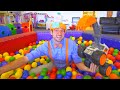 Blippi Fun And Learning At Indoor Playground For Kids Educational Kids Videos 1 Hour Of Blippi