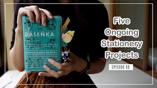 Five Ongoing Stationery Projects | Day-Free | bookbinding | redating EP 68 🇯🇵