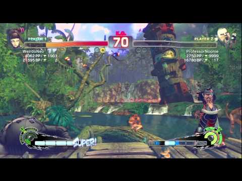 WeirdoNeo (Juri) vs ProfessorNoonie (Rufus) HD 720p