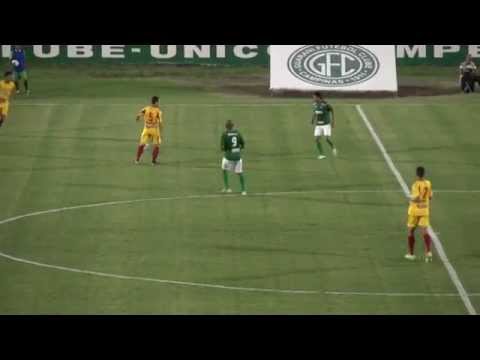 Guarani 1 vs 0 Atlético Sorocaba 1º tempo