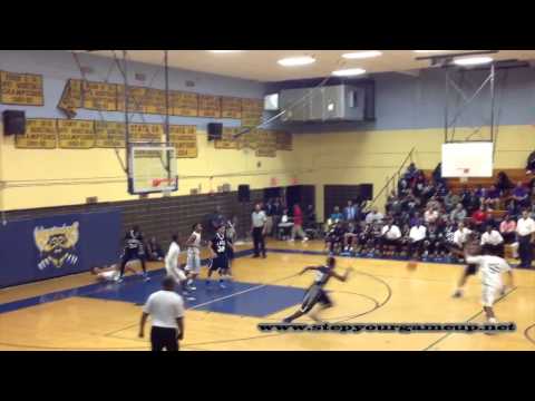 Largo's Abdul Bundu's 1-hand fastbreak dunk & 2 vicious blocks vs. Potomac.