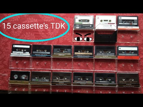 TDK SA-X90 ~ SA-XC90 ~ SA90 ~ AD-X90 ~ AD90 ~ D90 ~ D-C90 #аудиокассета 1977 - 1987 ~ 15 TDK