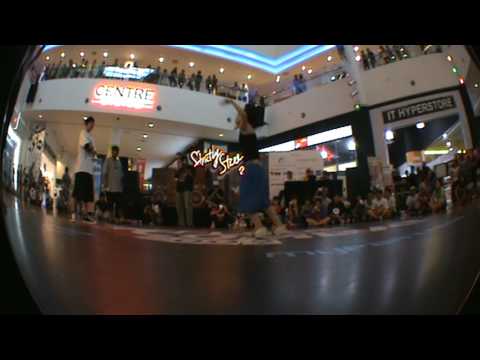 Floor Combat 2009 Bgirl - Battle 6 - Seven Vs Nikki