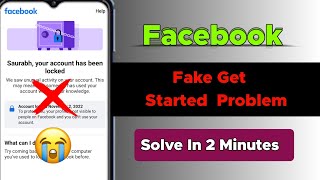 How to unlock fb Account 2023 | Facebook account lock  Fake get started locked your account Fix