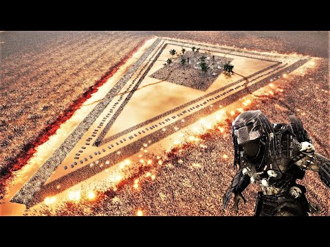 5 Million Nazi Zombies vs Predators & Humans Defense Formation - Ultimate Epic Battle Simulator 2