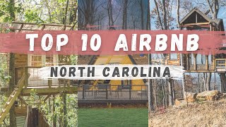 TOP 10 COOLEST Airbnb's in North Carolina (A-Frames, Treehouses, and M