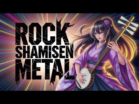 Rock Shamisen Project 🎧 Sakura Storm | Japanese Fusion Metal for Study & Sleep