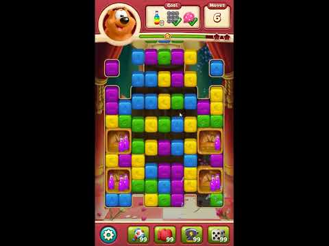 Toon Blast Level 6198 - NO BOOSTERS 🐻🐺🐱 | SKILLGAMING ✔️