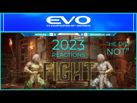 EVO 2023 MK11 Top 6 Reactions + Gameplay | Foxy Grampa vs NinjaKilla / NinjaKilla vs Scorpionprocs